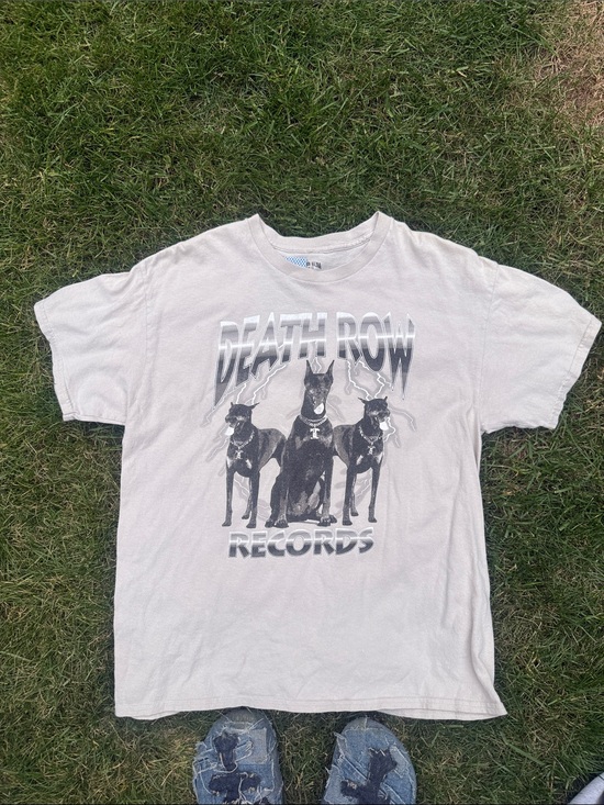 Death Row Records Other - Death Row Records Graphic Tee - White Crewneck